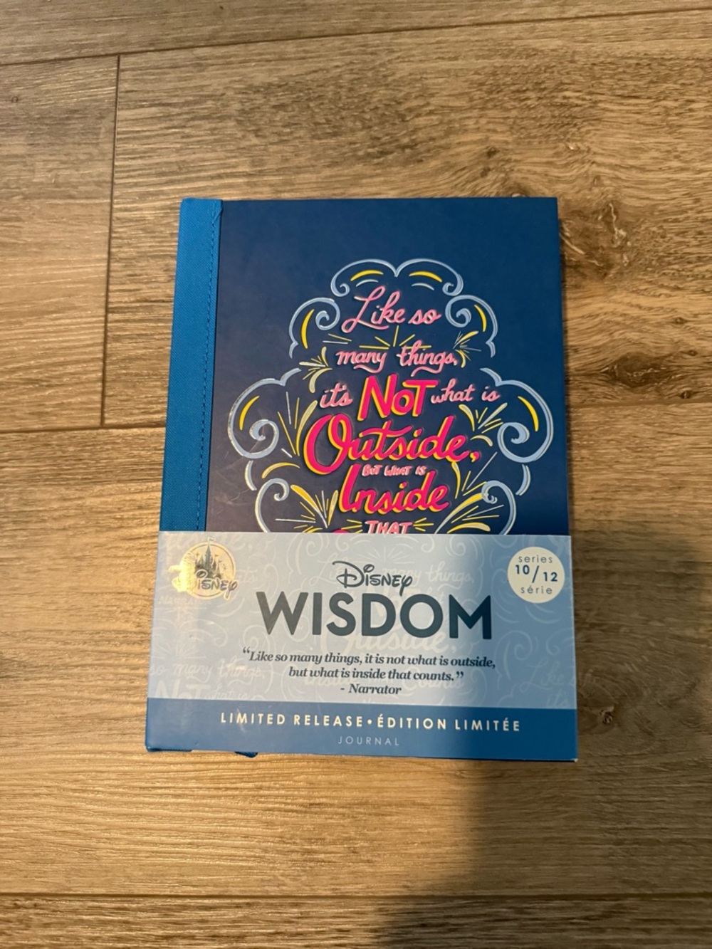 Disney Wisdom Navy Narrator Journal